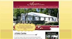 Desktop Screenshot of party-centre-rentals.com